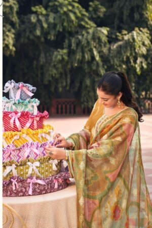 My Fashion Road Jay Vijay Misthi Premium Style Muslin Jacquard Suit | 10823