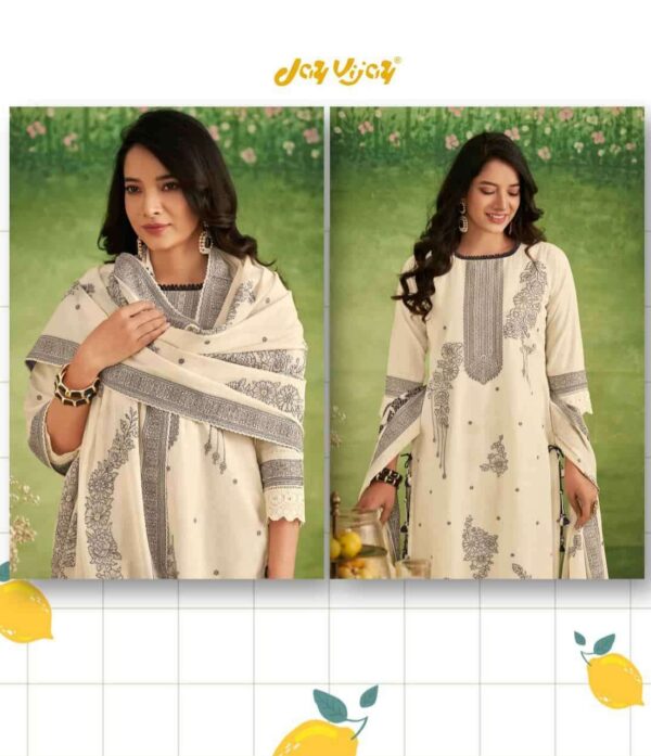 My Fashion Road Jay Vijay Nimbu Paani Vol 2 Pure Cotton Jacquard Dress | 10753
