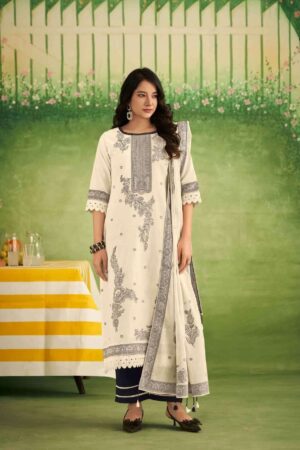 My Fashion Road Jay Vijay Nimbu Paani Vol 2 Pure Cotton Jacquard Dress | 10752