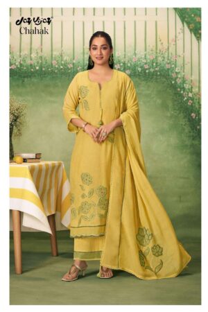 My Fashion Road Jay Vijay Shai Chahak Exclusive Designs Chanderi Suit | 3265 – A