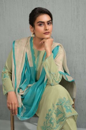 My Fashion Road Omtex Zehra Fancy Chanderi Silk Ladies Suit | 13041- B