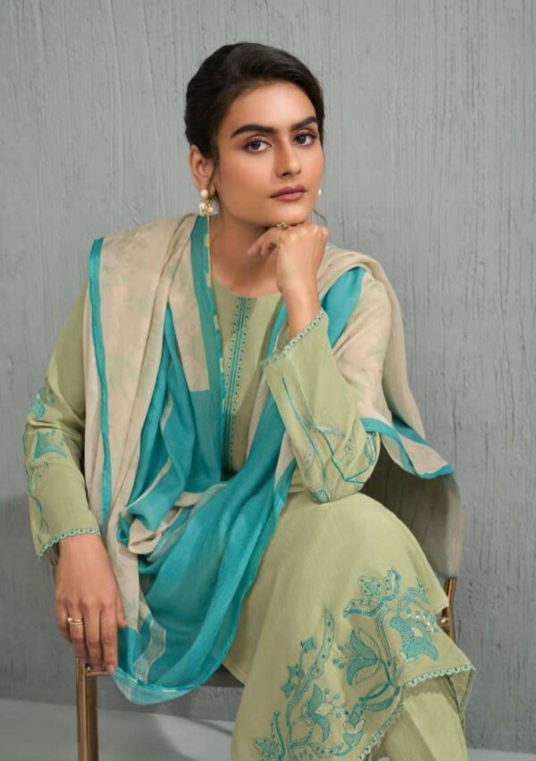My Fashion Road Omtex Zehra Fancy Chanderi Silk Ladies Suit | 13041- B