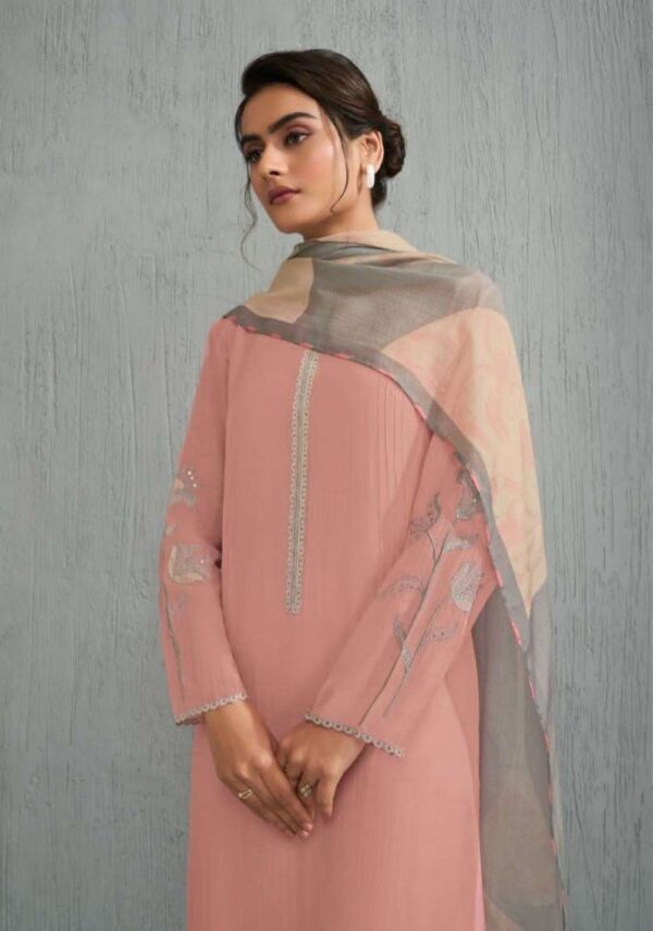 My Fashion Road Omtex Zehra Fancy Chanderi Silk Ladies Suit | 13041- A