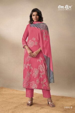 My Fashion Road Omtex Mannati Exclusive Premium Designs Cotton Suit | 14041 – B