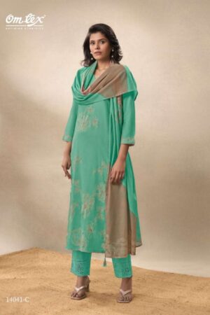 My Fashion Road Omtex Mannati Exclusive Premium Designs Cotton Suit | 14041 – C