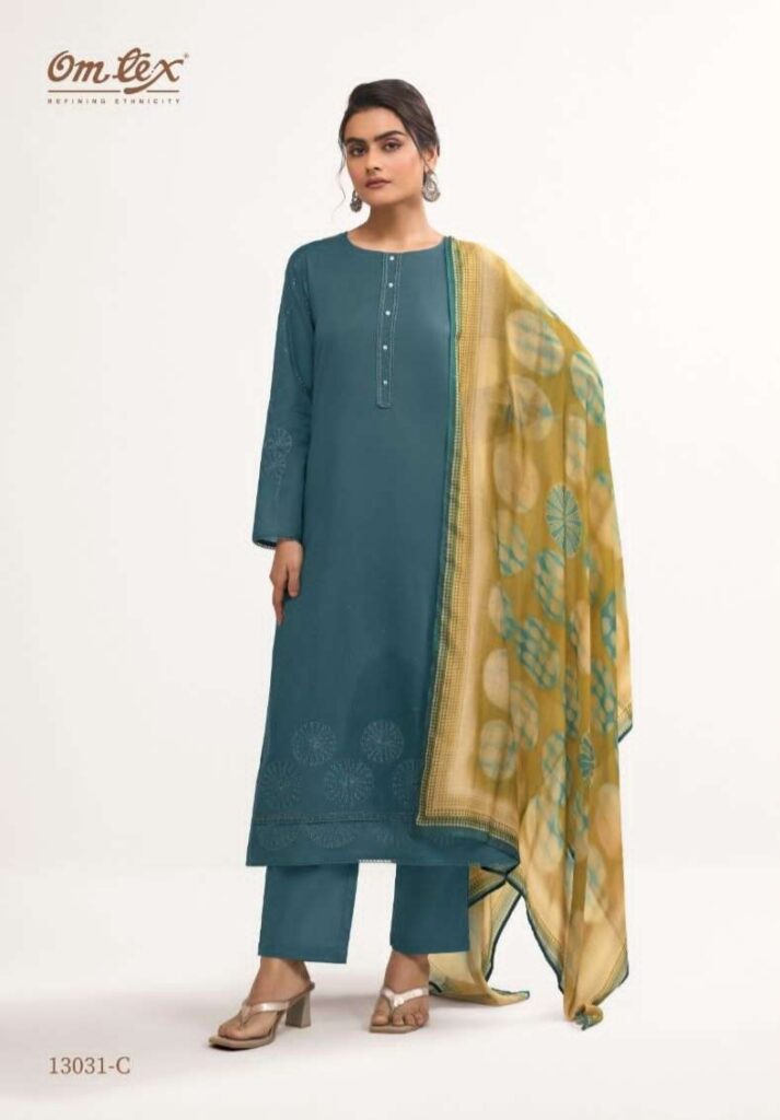 My Fashion Road Omtex Airs Premium Wear Lawn Cotton Dress | 13031 – C