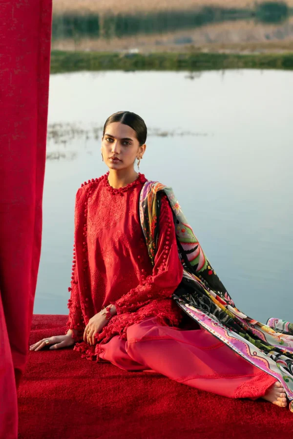 My Fashion Road Sana Safinaz Luxury Lawn Unstitched Collection 2026 | 07