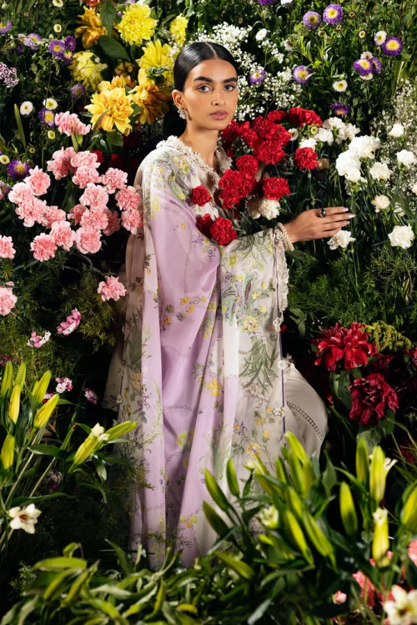 My Fashion Road Sana Safinaz Luxury Lawn Unstitched Collection 2026 | 08