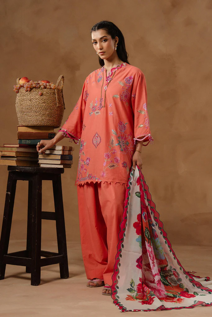 My Fashion Road Sana Safinaz Muzlin Unstitched Lawn 2026 | 006B My Fashion Road Sana Safinaz Muzlin Unstitched Lawn 2026 | 006B