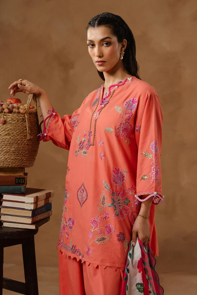 My Fashion Road Sana Safinaz Muzlin Unstitched Lawn 2026 | 006B My Fashion Road Sana Safinaz Muzlin Unstitched Lawn 2026 | 006B