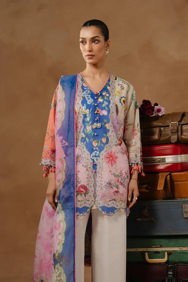 My Fashion Road Sana Safinaz Muzlin Unstitched Lawn 2026 | 013B