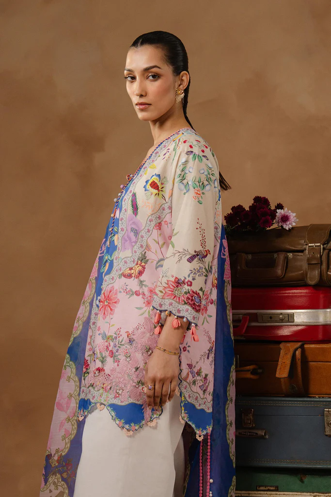 My Fashion Road Sana Safinaz Muzlin Unstitched Lawn 2026 | 013B My Fashion Road Sana Safinaz Muzlin Unstitched Lawn 2026 | 013B