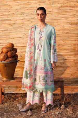 My Fashion Road Sana Safinaz Muzlin Unstitched Lawn 2026 | 014B
