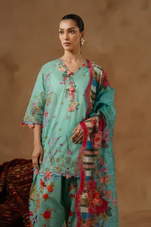 My Fashion Road Sana Safinaz Muzlin Unstitched Lawn 2026 | 015A
