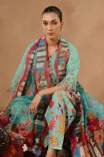 My Fashion Road Sana Safinaz Muzlin Unstitched Lawn 2026 | 015A