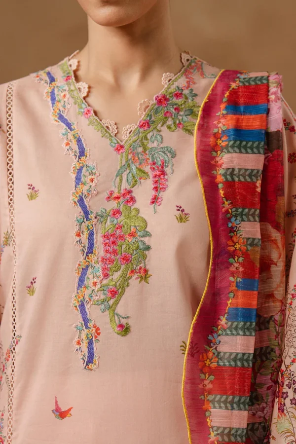 My Fashion Road Sana Safinaz Muzlin Unstitched Lawn 2026 | 015B