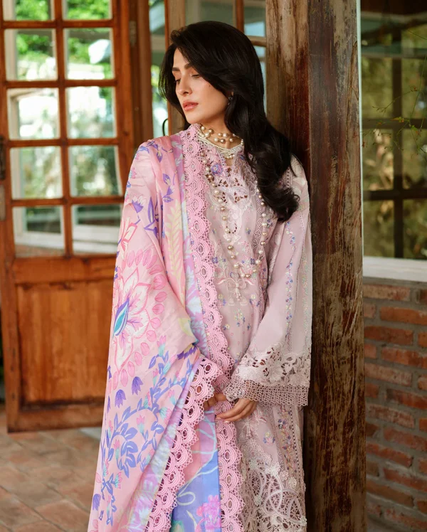 My Fashion Road Mushq Amoi Luxury Unstitched Lawn 2026 | Opulent Whisper