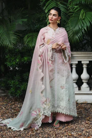 My Fashion Road Qalamkar Qline Lawn Collection 2026 | RP-04 VANYA