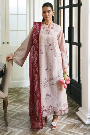 My Fashion Road Qalamkar Qline Lawn Collection 2026 | RP-09 REYNA