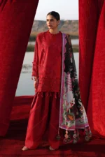 My Fashion Road Sana Safinaz Luxury Lawn Unstitched Collection 2026 | 07