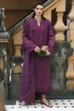My Fashion Road Qalamkar Qline Lawn Collection 2026 | RP-08 LIORA
