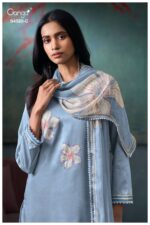 My Fashion Road Ganga Fashion Avera Premium Cotton Satin Ladies Suit | S4580 – C