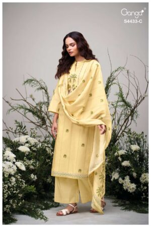 My Fashion Road Ganga Fashion Breeya Premium Wear Summer Suit | S4433 – C