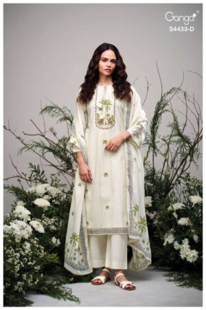 My Fashion Road Ganga Fashion Breeya Premium Wear Summer Suit | S4433 – D