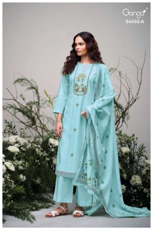 My Fashion Road Ganga Fashion Breeya Premium Wear Summer Suit | S4433 – A