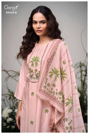 My Fashion Road Ganga Fashion Breeya Premium Wear Summer Suit | S4433 – B