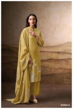 My Fashion Road Ganga Fashion Cazia Printed Cotton Linen Suit | S3694 – A
