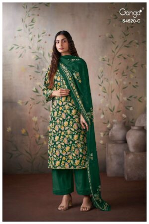 My Fashion Road Ganga Fashion Chesira Summer Wear Ganga Suit | S4520 – C