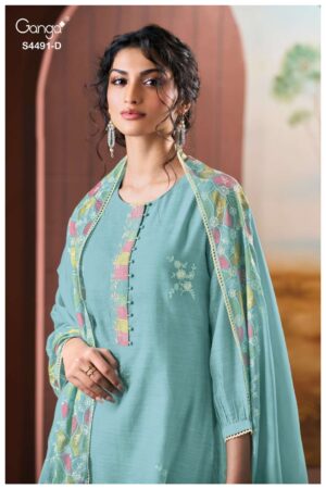 My Fashion Road Ganga Fashion Dazein Exclusive Designer Ladies Dress | S4491 – D