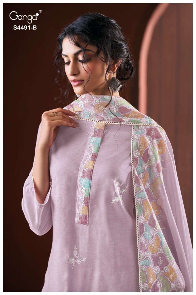 My Fashion Road Ganga Fashion Dazein Exclusive Designer Ladies Dress | S4491 – B