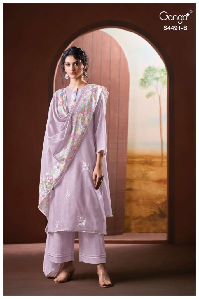 My Fashion Road Ganga Fashion Dazein Exclusive Designer Ladies Dress | S4491 – B