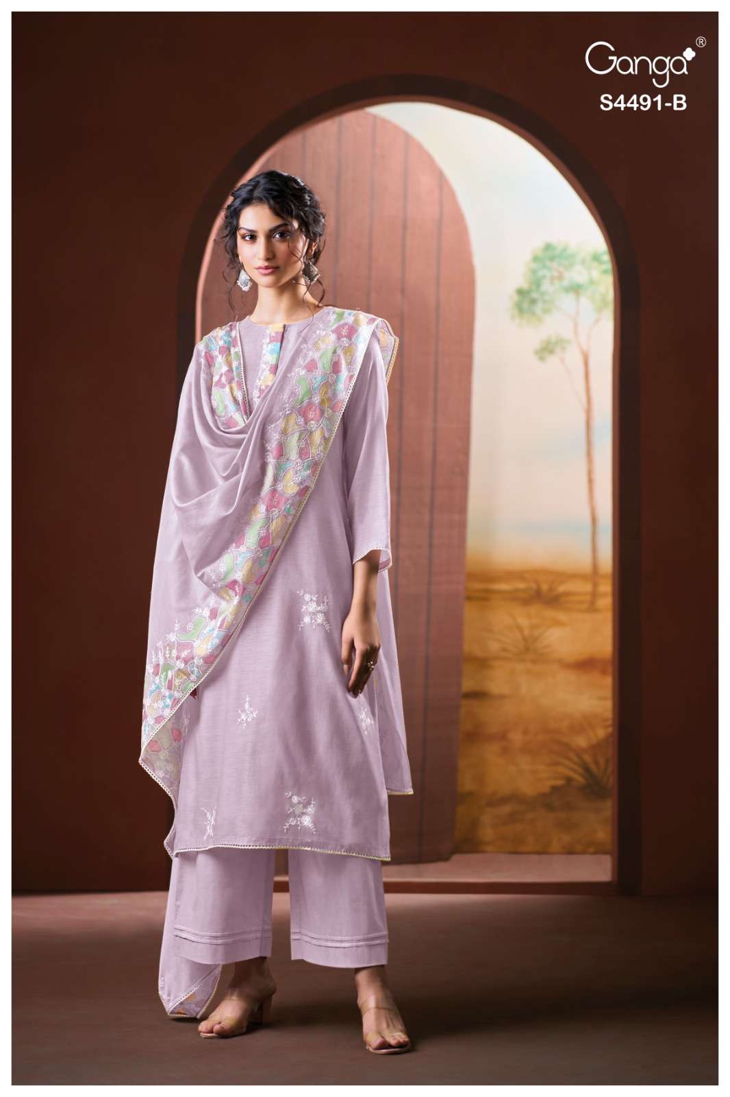 My Fashion Road Ganga Fashion Dazein Exclusive Designer Ladies Dress | S4491 – B My Fashion Road Ganga Fashion Dazein Exclusive Designer Ladies Dress | S4491 – B