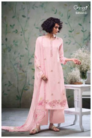 My Fashion Road Ganga Fashion Edena Pure Cotton Premium Designs Suit | S4502 – C