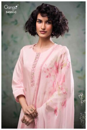 My Fashion Road Ganga Fashion Edena Pure Cotton Premium Designs Suit | S4502 – C