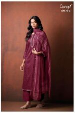 My Fashion Road Ganga Fashion Eillie Printed Cotton Satin Suit | S4579 – B