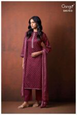 My Fashion Road Ganga Fashion Eillie Printed Cotton Satin Suit | S4579 – D