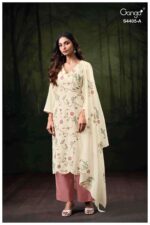 My Fashion Road Ganga Fashion Elvira Pure Viscose Fancy Suit | S4405 – A