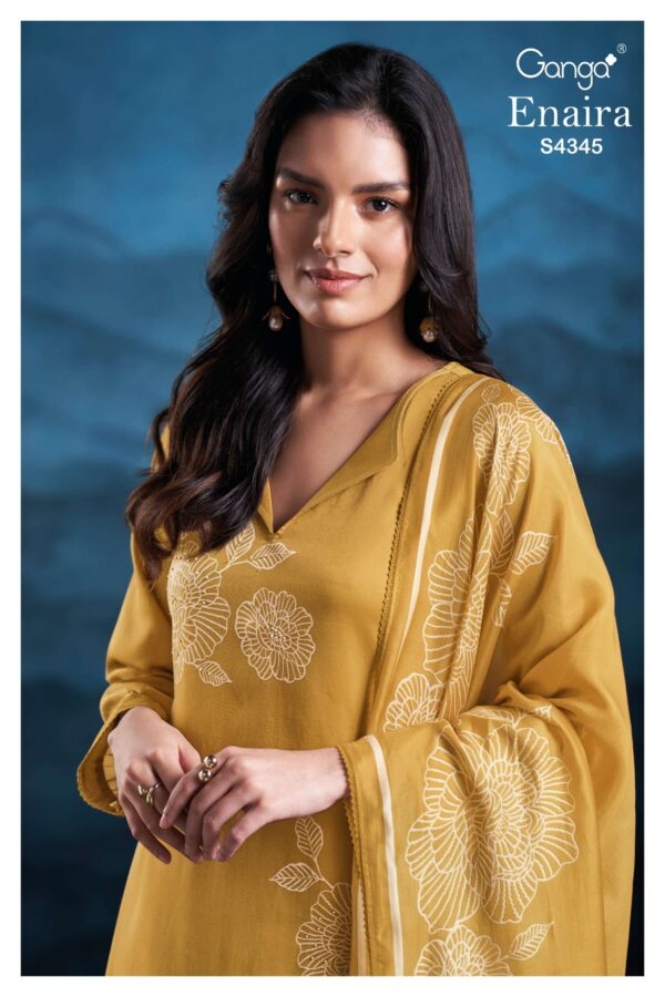 My Fashion Road Ganga Fashion Enaira Premium Designs Cotton Suit | S4345 – D
