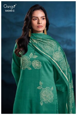 My Fashion Road Ganga Fashion Enaira Premium Designs Cotton Suit | S4345 – C