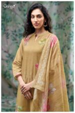My Fashion Road Ganga Fashion Farnaz Exclusive Cotton Linen Suit | S3683 – A