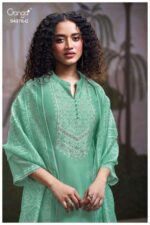 My Fashion Road Ganga Fashion Helya Fancy Satin Silk Ladies Suit | S4378 – C
