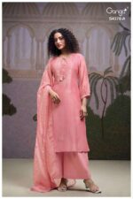 My Fashion Road Ganga Fashion Helya Fancy Satin Silk Ladies Suit | S4378 – A