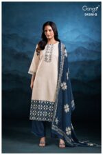 My Fashion Road Ganga Fashion Helynn Exclusive Cotton Satin Suit | S4399 – B