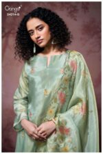 My Fashion Road Ganga Fashion Hrishya Pure Bemberg Silk Latest Suit | S4214 – B