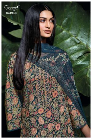 My Fashion Road Ganga Fashion Jasira Fancy Cotton Salwar Suit | S4493 – D