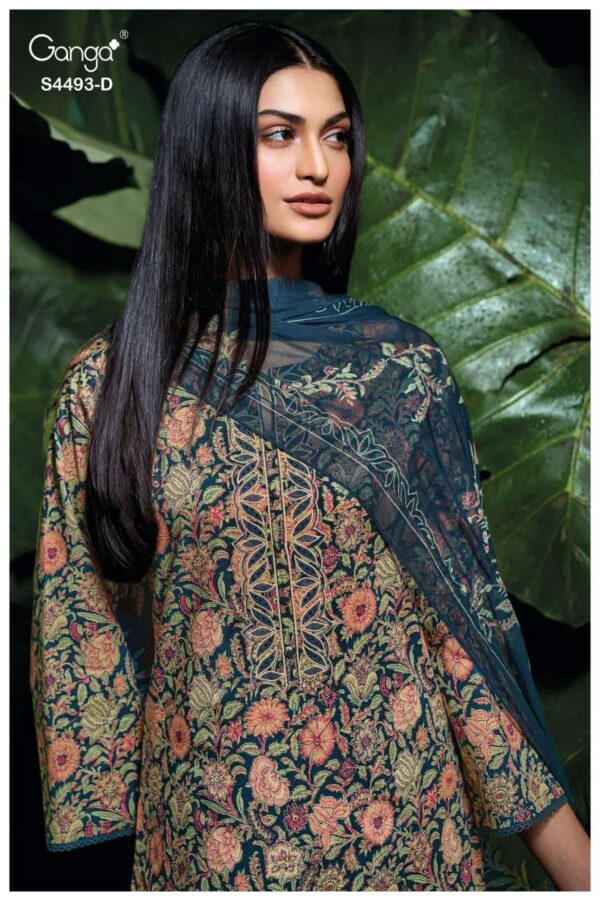 My Fashion Road Ganga Fashion Jasira Fancy Cotton Salwar Suit | S4493 – D